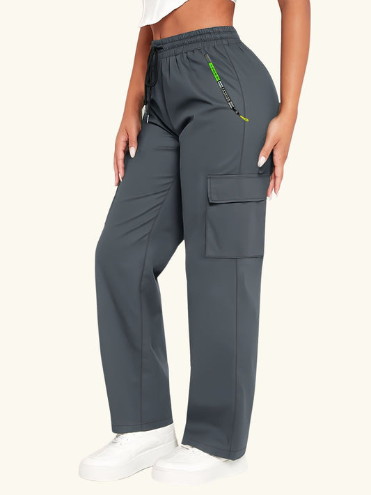 Cargo Pants with Drawstring Tianya Fashion