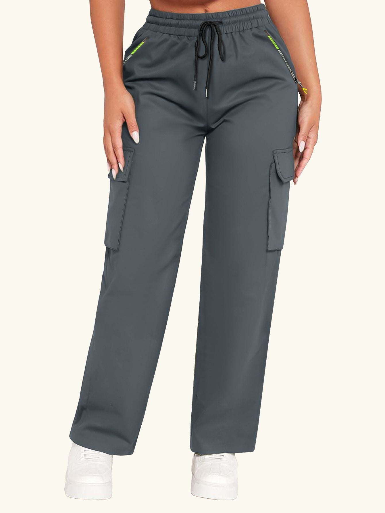 Cargo Pants with Drawstring Tianya Fashion